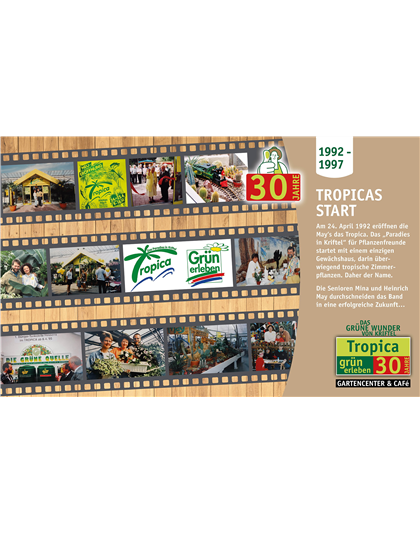 30 Jahre Tropica, Teil 2: 1992-1997 TROPICA'S START