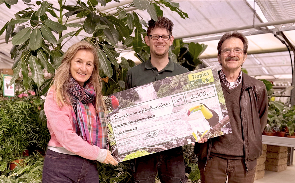 EIN VOLLER ERFOLG - 2.500 € für den Regenwald