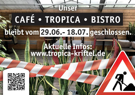 Café geschlossen
