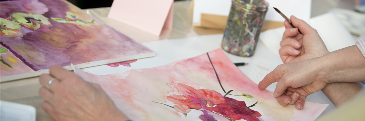 Aquarell-Mitmach-Atelier - Frühlingsfarben