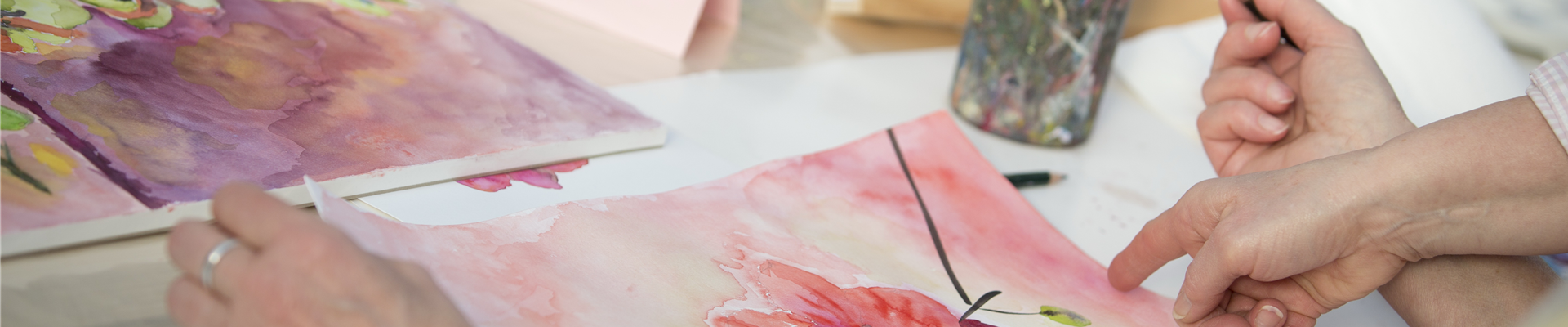 Aquarell-Mitmach-Atelier - Frühlingsfarben