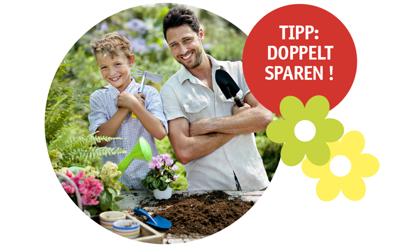 Jetzt doppelt Sparblüten sammeln und sparen !